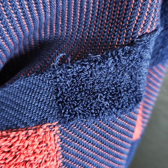 RAG & BONE S Blue Coral Ridley Pullover Sweater Crew Check Print - Picture 6 of 10